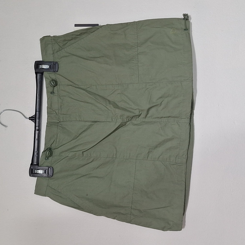 Ultra Flirt Mini Utility Skirt Olive Green
